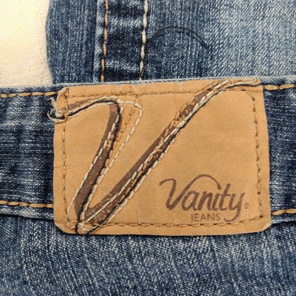 Vanity Kennedy Jeans Womens 26W/33L Lowrise Stretchy Bootcut Flare Y2K - Picture 8 of 12
